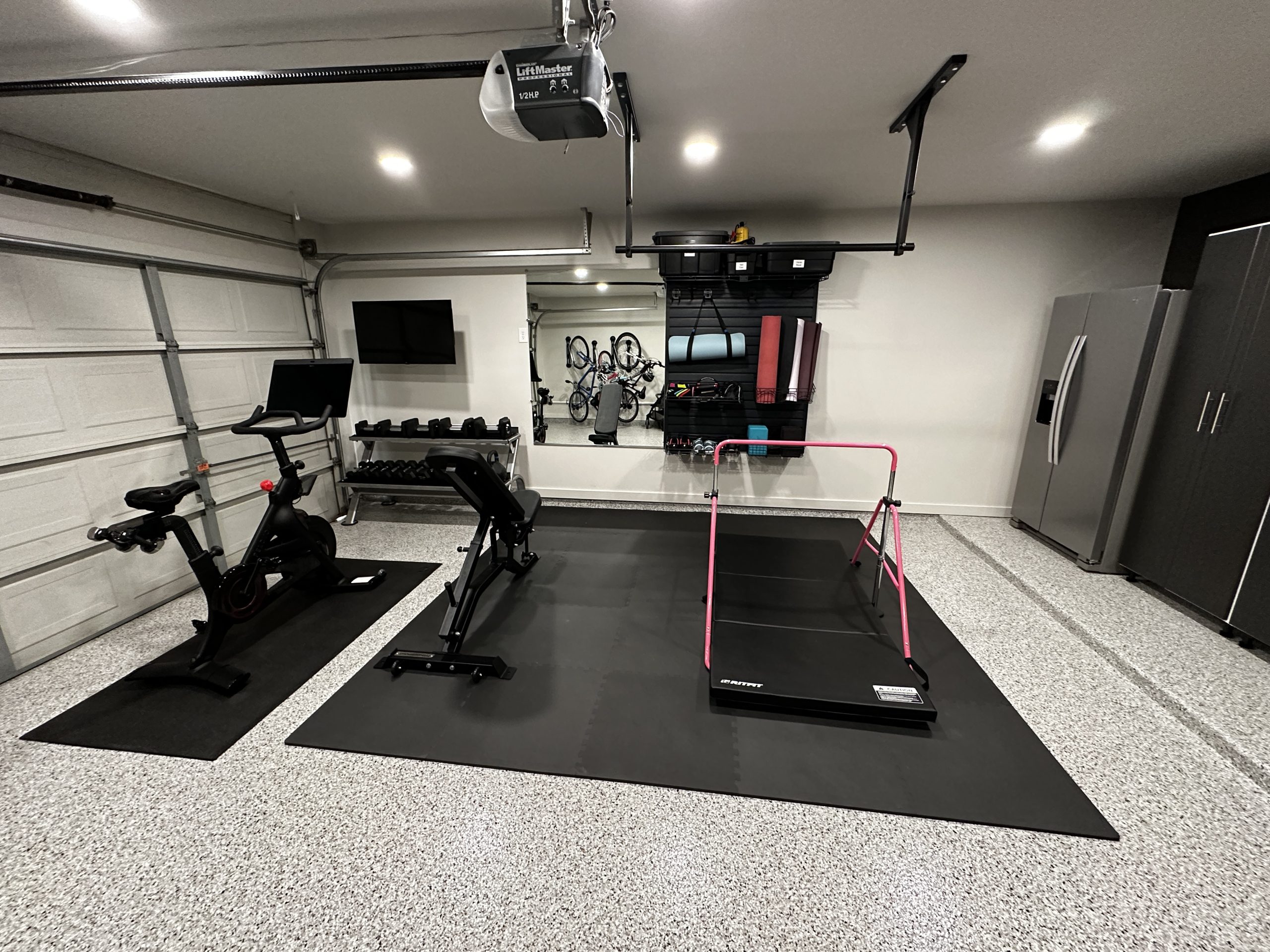 Gym in Garage renovation