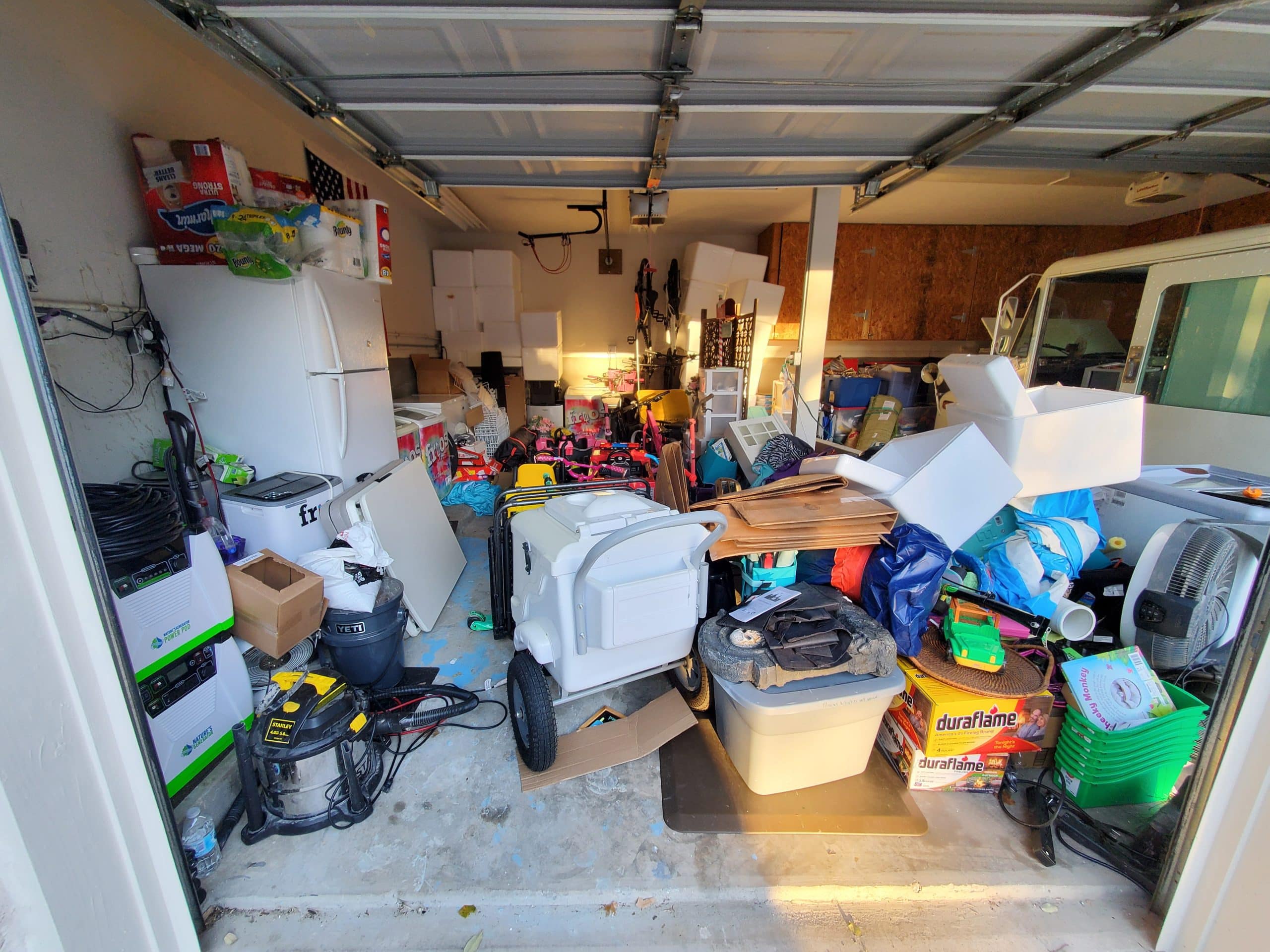 Garage renovations and Organizing-before