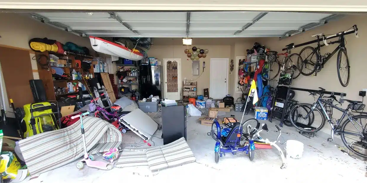 Garage renovations and Organizing -before